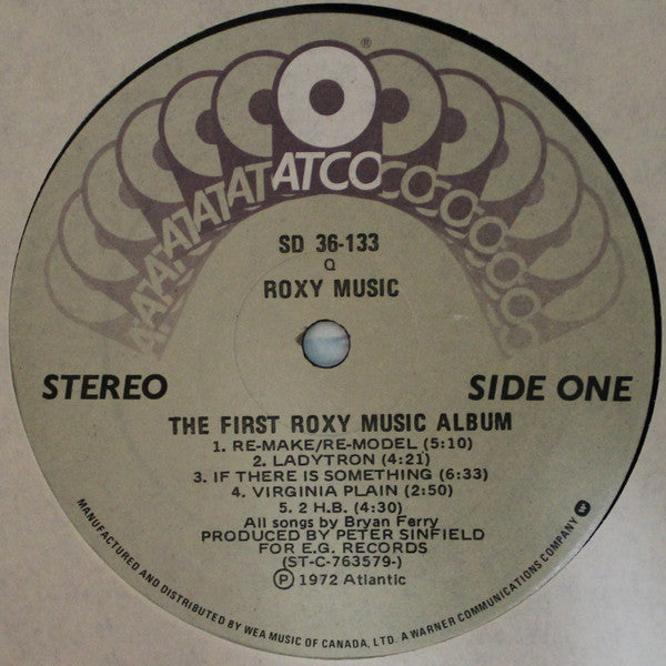 Roxy Music : Roxy Music (LP,Album,Reissue)