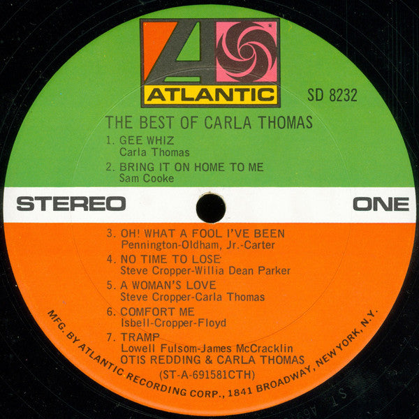 Carla Thomas : The Best Of Carla Thomas (LP,Compilation)