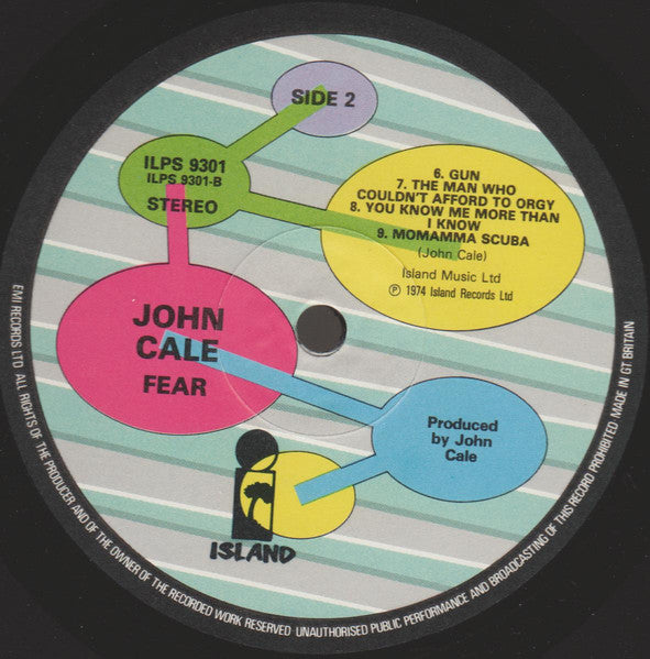 John Cale : Fear (LP, Album, RE)