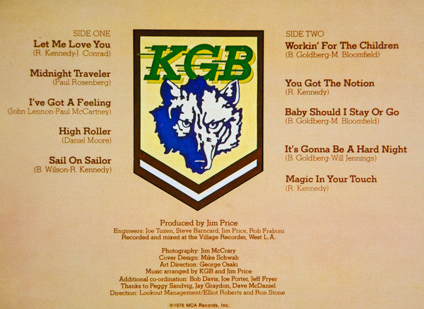 KGB (7) : KGB (LP, Album)