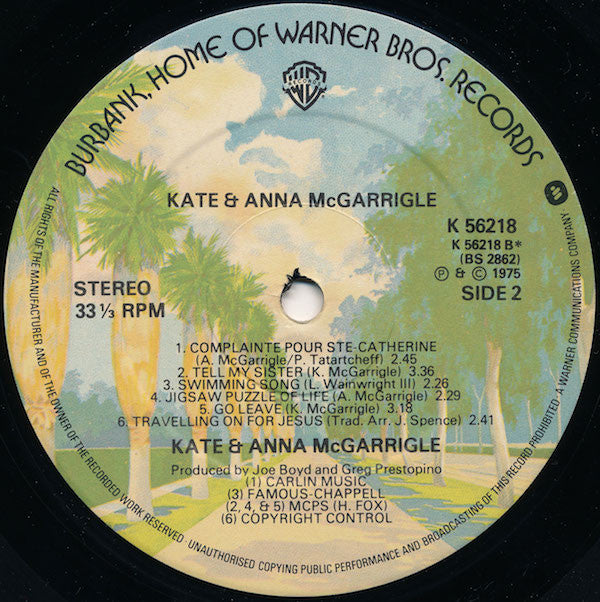 Kate & Anna McGarrigle : Kate & Anna McGarrigle (LP, Album, Sid)