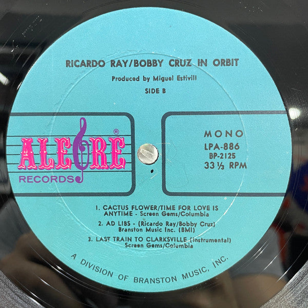 Ricardo Ray / Bobby Cruz* : In Orbit (LP, Album)