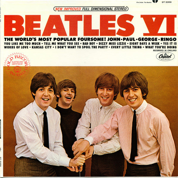 The Beatles : Beatles VI (LP, Album, RE, Win)