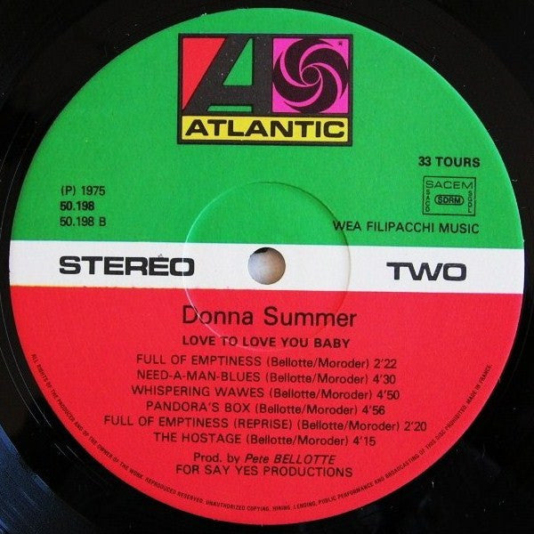 Donna Summer : Love To Love You Baby (LP, Album, S/Edition)