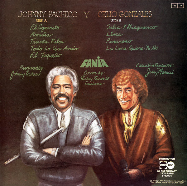 Johnny Pacheco Y Celio Gonzales* : El Zorro De Plata Presenta Al Flaco De Oro (LP, Album)