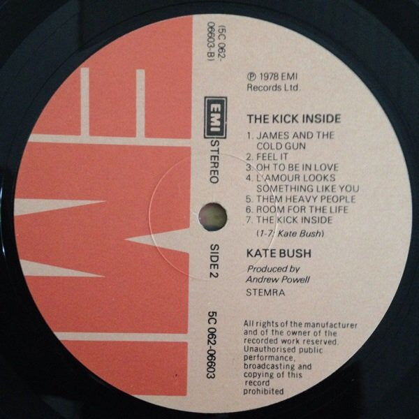 Kate Bush : The Kick Inside (LP,Album,Stereo)