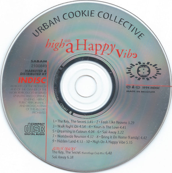 Urban Cookie Collective - High On A Happy Vibe (CD, Album) - De Platen Aap – Vinylwinkel in Brielle & online webshop voor muziekliefhebbers
