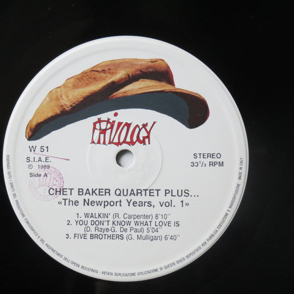 Chet Baker : The  Newport Years, Vol. 1 (LP, Album)