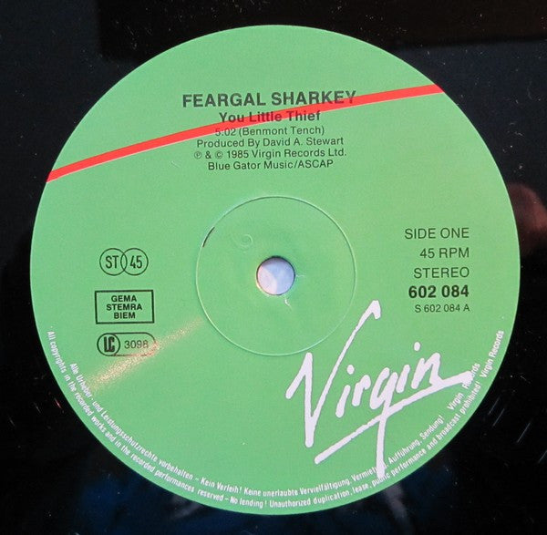 Feargal Sharkey : You Little Thief (12", Single)