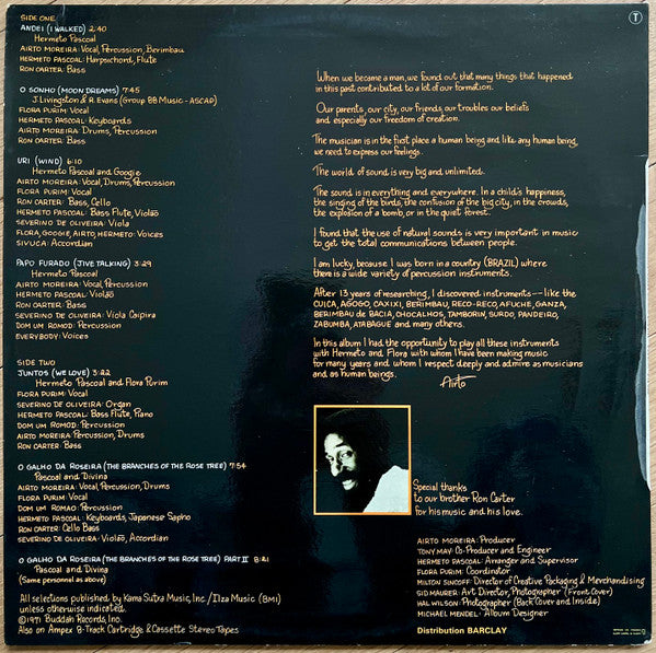 Airto* : Seeds On The Ground • The Natural Sounds Of Airto (LP, Album)