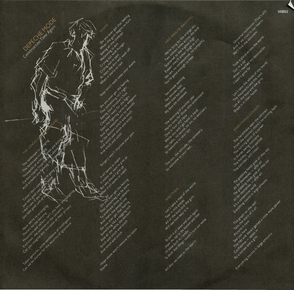 Depeche Mode : Construction Time Again (LP, Album, Dis)
