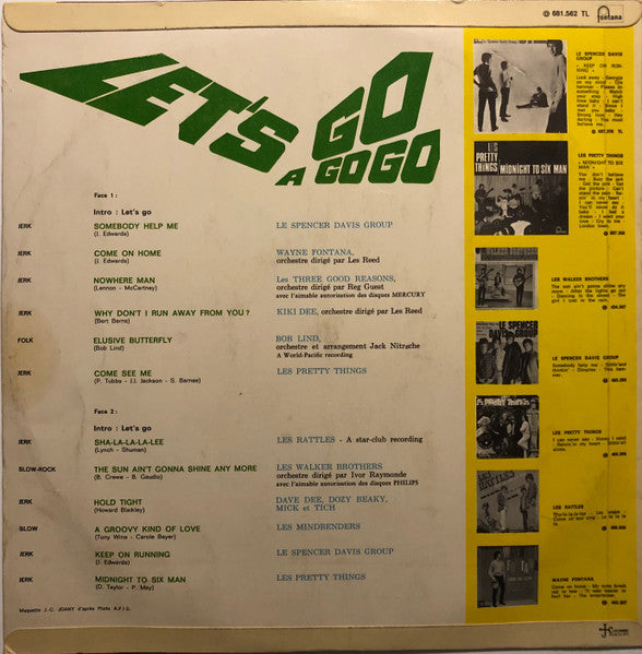 Various : "Let's Go" A Go Go ! (LP, Comp, Mono)