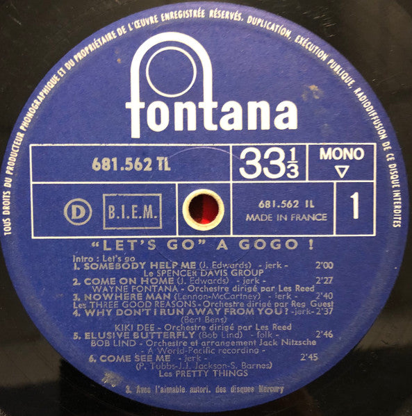 Various : "Let's Go" A Go Go ! (LP, Comp, Mono)