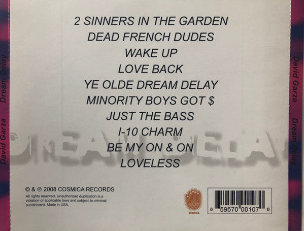 David Garza : Dream Delay (CD, Album)