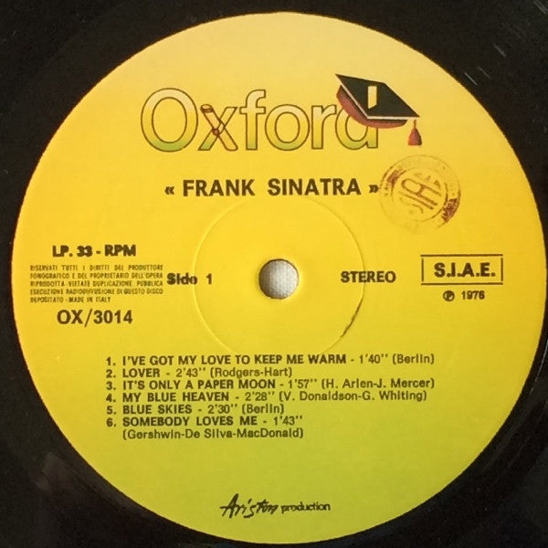 Frank Sinatra : Frank Sinatra (LP, Comp)