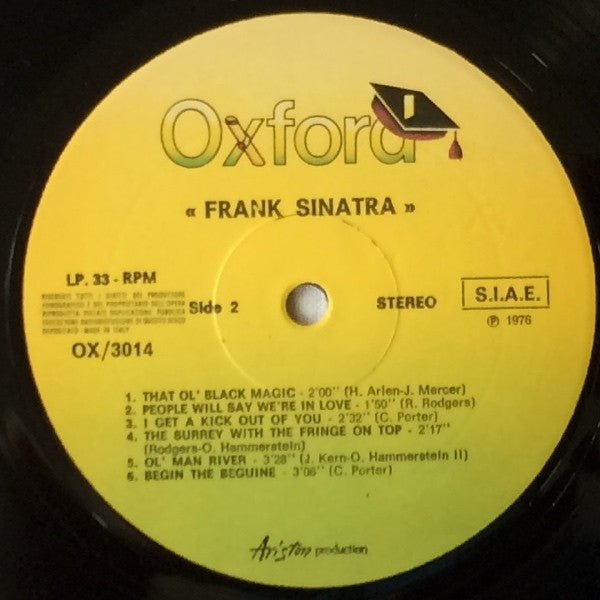 Frank Sinatra : Frank Sinatra (LP, Comp)