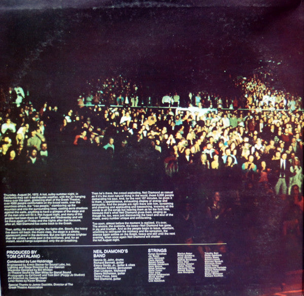 Neil Diamond : Hot August Night (2xLP, Album, Gat)
