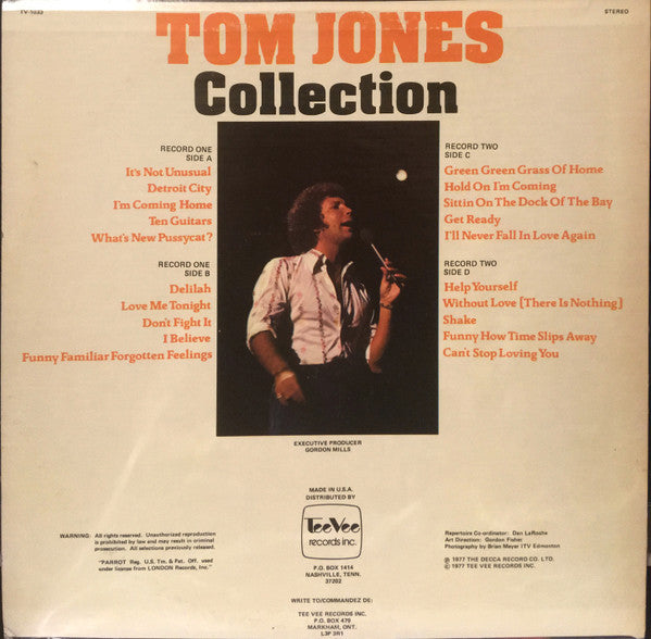 Tom Jones : Collection  (2xLP, Comp)