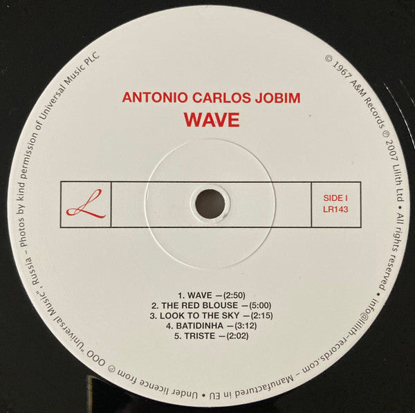 Antonio Carlos Jobim : Wave (LP + CD + Album, RE)