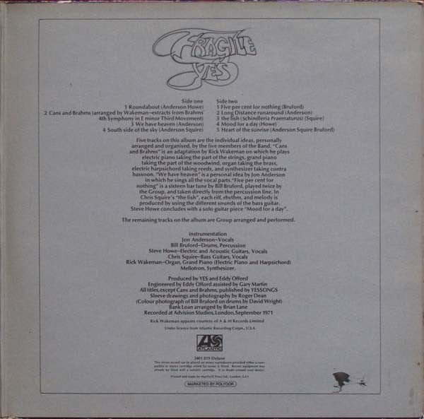 Yes : Fragile (LP, Album)