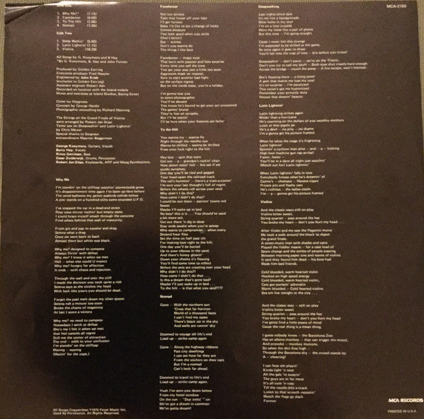 Golden Earring : To The Hilt (LP, Album, Glo)