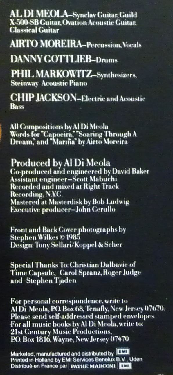 Al Di Meola Project : Soaring Through A Dream (LP, Album)