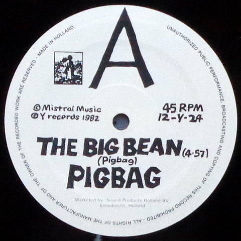 Pigbag : The Big Bean (12", Single)