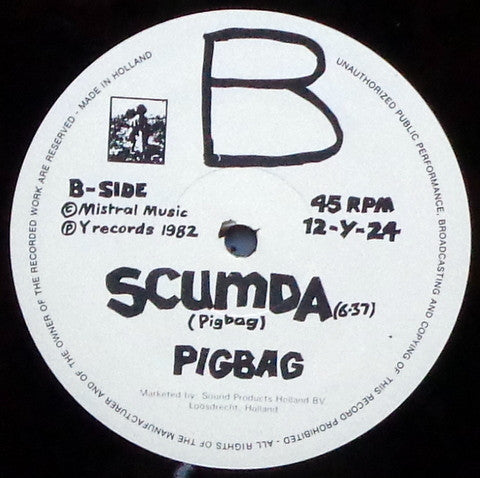 Pigbag : The Big Bean (12", Single)