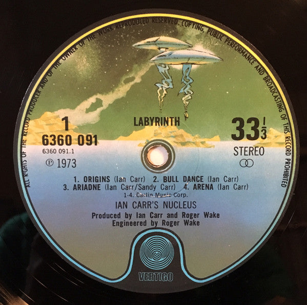 Ian Carr With Nucleus (3) : Labyrinth (LP, Album, Spa)