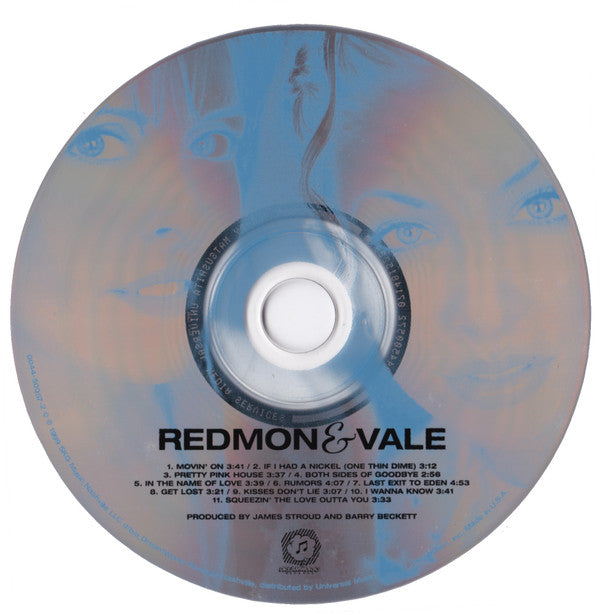 Redmon & Vale - Redmon & Vale (CD, Album) - De Platen Aap – Vinylwinkel in Brielle & online webshop voor muziekliefhebbers