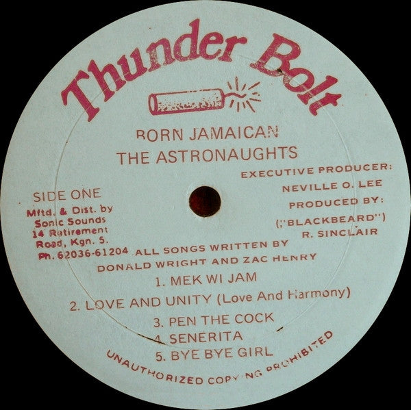 The Astronaughts* : Born Jamaican (LP, Album)