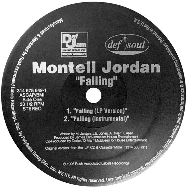 Montell Jordan : Falling (12")
