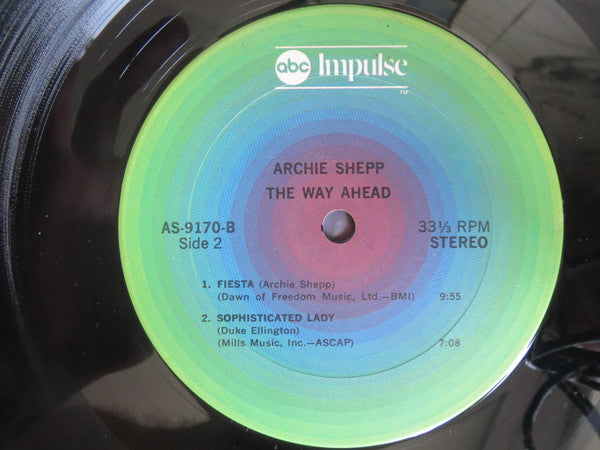 Archie Shepp : The Way Ahead (LP, Album, RE)