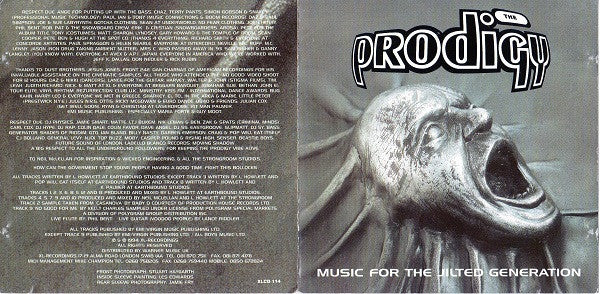 The Prodigy - Music For The Jilted Generation (CD, Album) - De Platen Aap – Vinylwinkel in Brielle & online webshop voor muziekliefhebbers