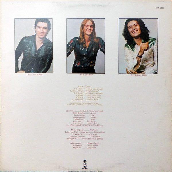 John Cale : Helen Of Troy (LP, Album, RP)