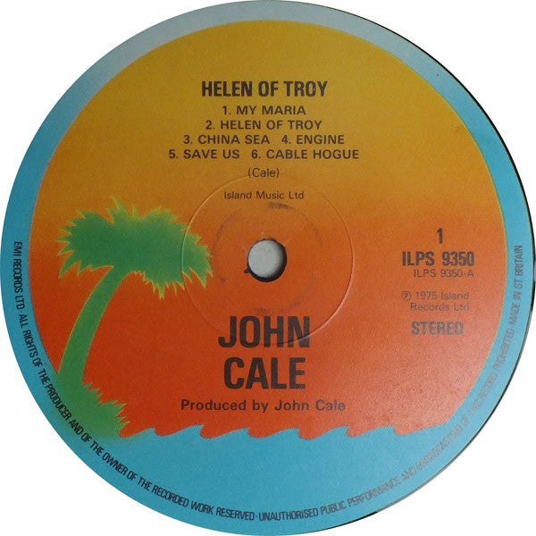 John Cale : Helen Of Troy (LP, Album, RP)