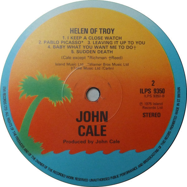 John Cale : Helen Of Troy (LP, Album, RP)