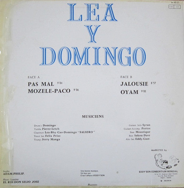 Lea* Y Domingo* : Jalousie (LP)