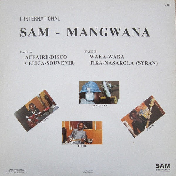 Sam Mangwana : L'International Sam - Mangwana (LP, Album)