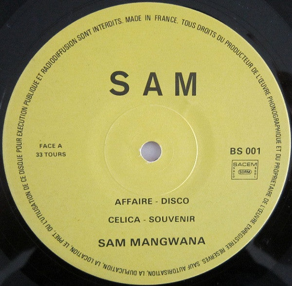 Sam Mangwana : L'International Sam - Mangwana (LP, Album)