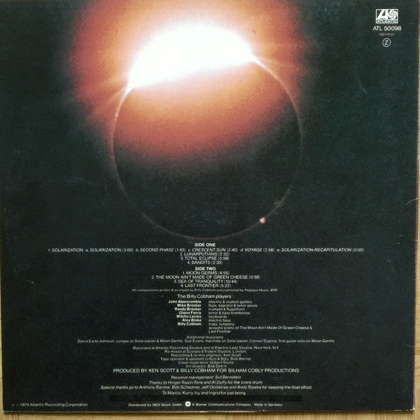 Billy Cobham : Total Eclipse (LP, Album)