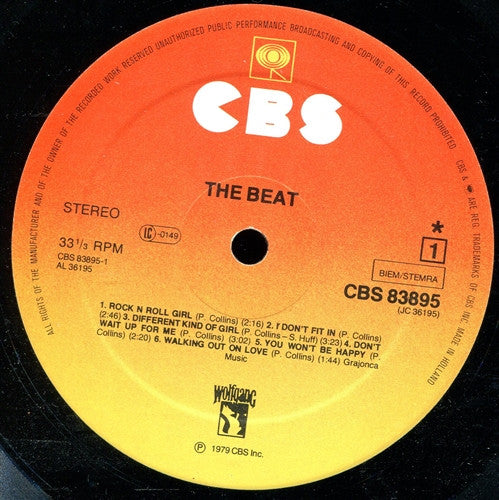 Paul Collins' Beat : The Beat (LP, Album)