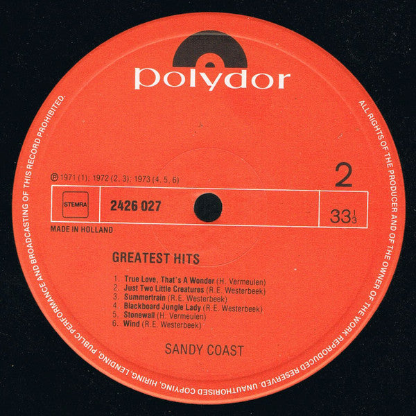 Sandy Coast : Greatest Hits (LP, Comp)