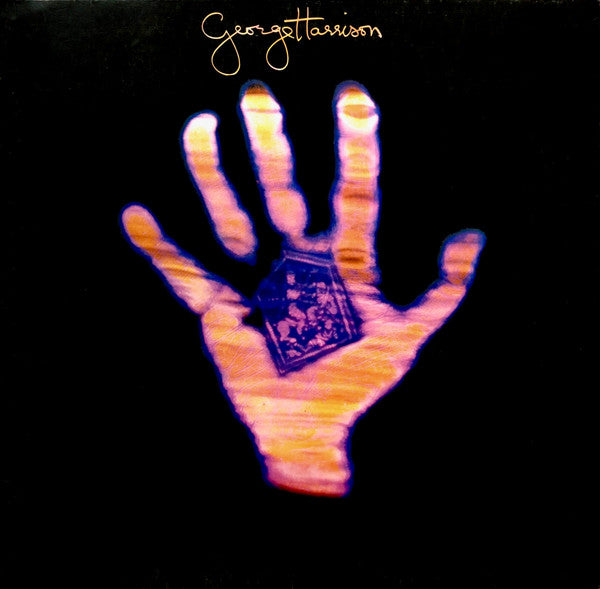 George Harrison - Living In The Material World (LP, Album, Gat) - De Platen Aap – Vinylwinkel in Brielle & online webshop voor muziekliefhebbers