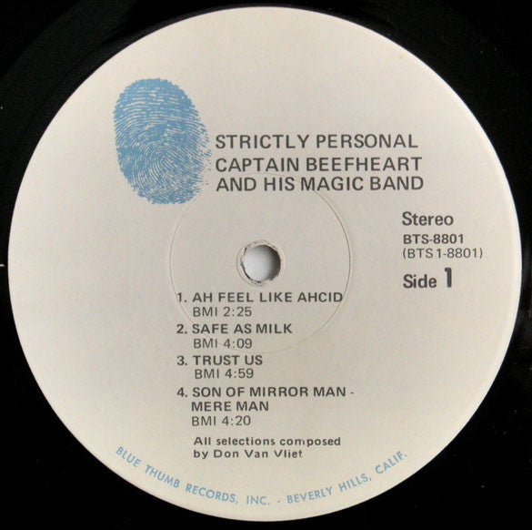 Captain Beefheart & The Magic Band : Strictly Personal (LP, Album, RE)