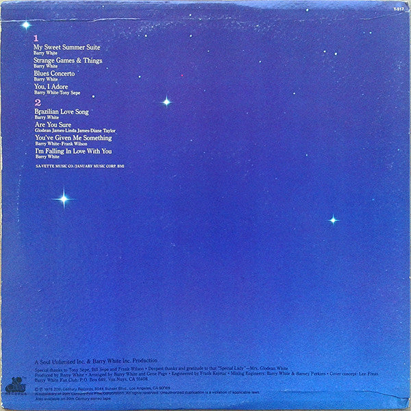 Love Unlimited Orchestra : My Sweet Summer Suite (LP, Album, Pit)
