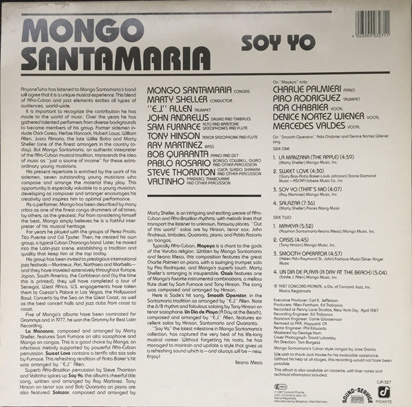 Mongo Santamaria : Soy Yo (LP, Album)