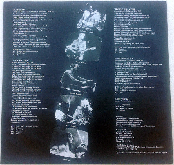 Babatunde Tony Ellis* : Change Will Come (LP, Album)
