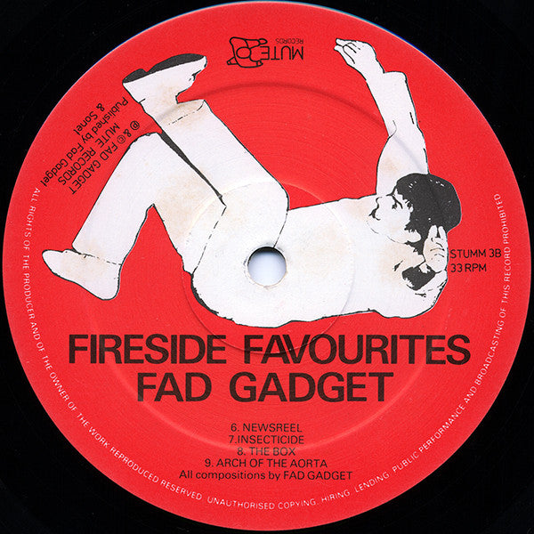 Fad Gadget : Fireside Favourites (LP, Album)