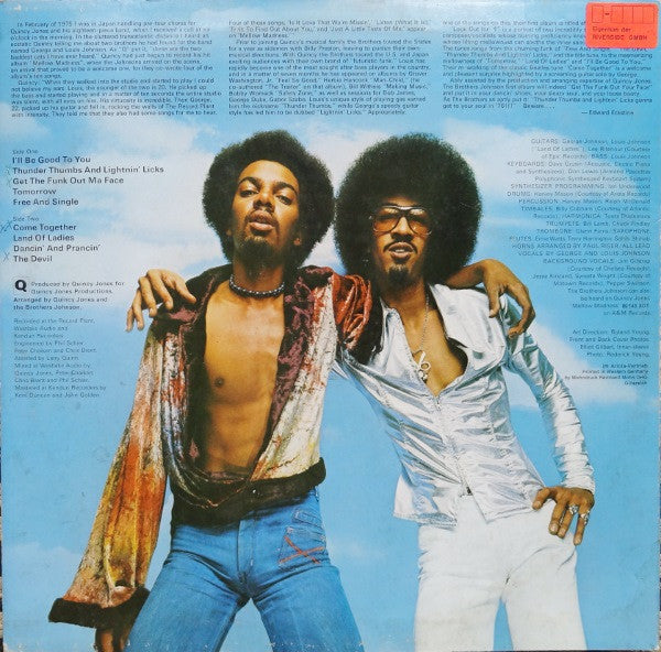 The Brothers Johnson* : Look Out For #1 (LP, Album)